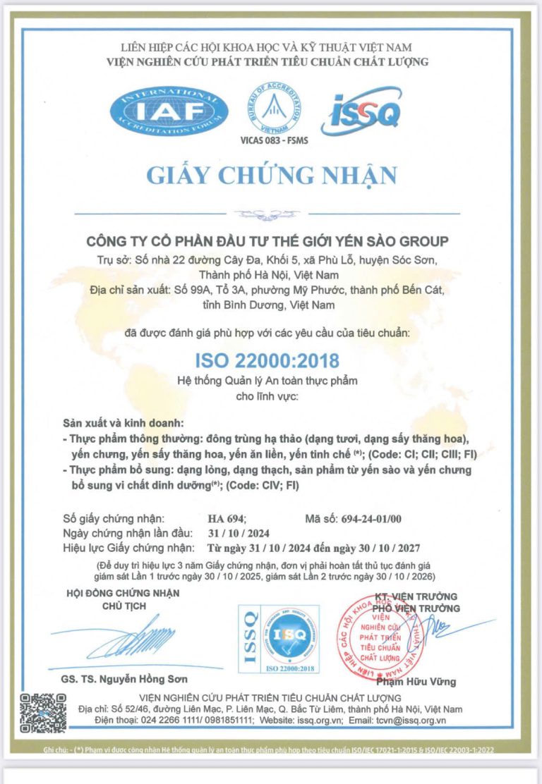 Giấy chứng nhận gmp