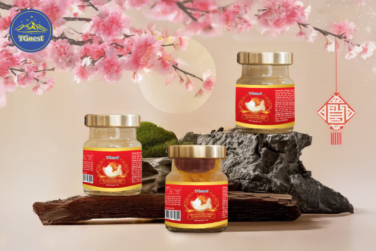 Yến chưng đông trùng hạ thảo đường phèn TGnest