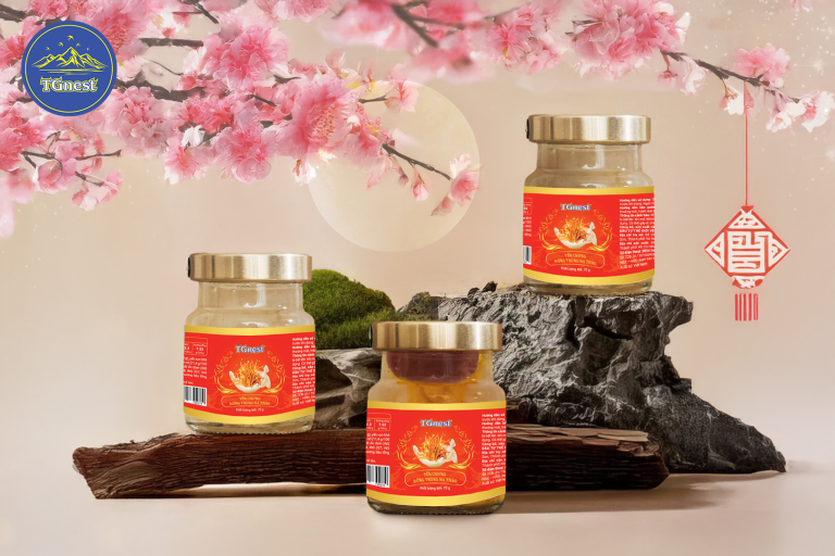 yến chưng đông trùng hạ thảo