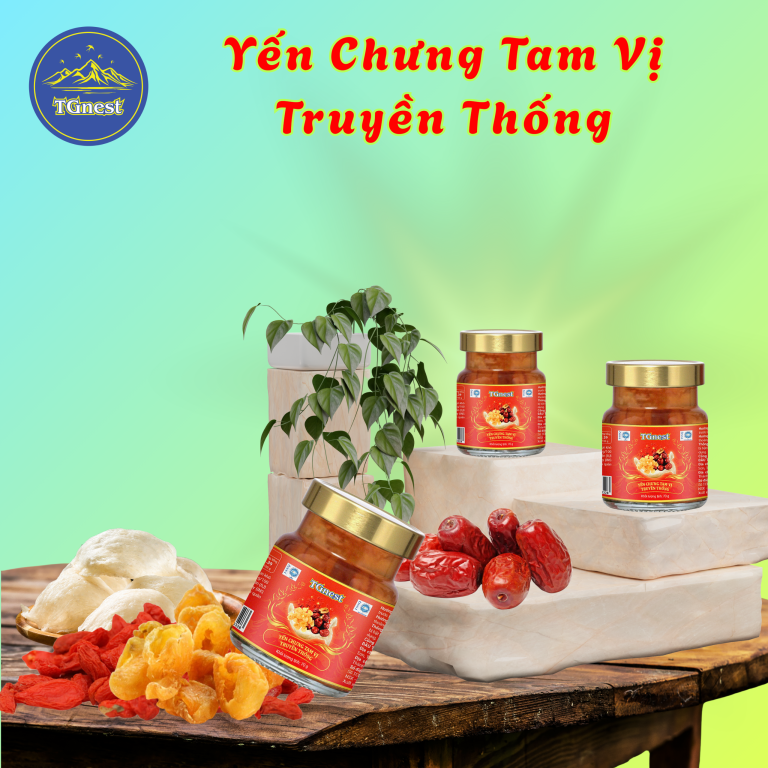 yến chưng tam vị TGnest truyền thống