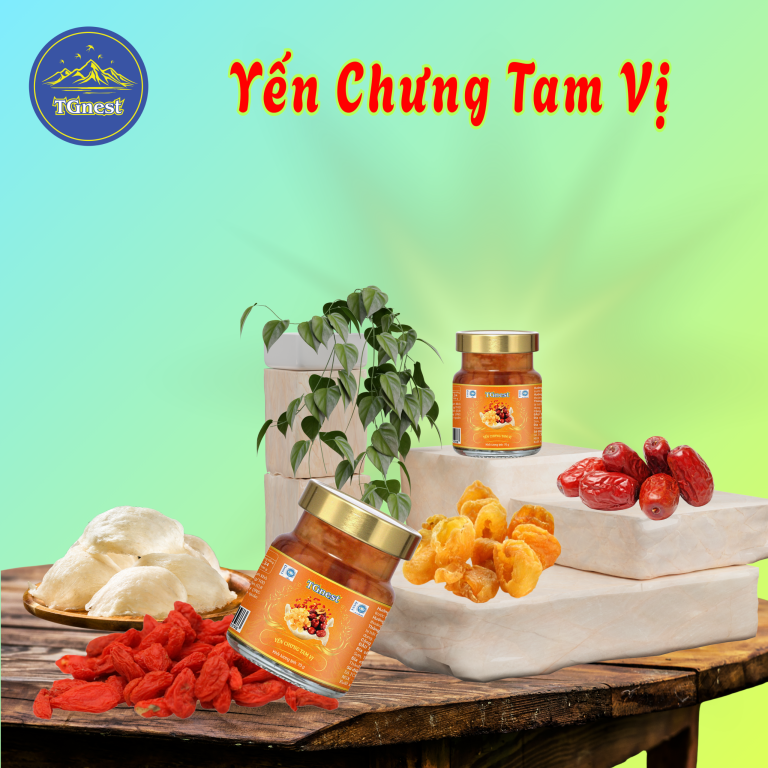 yến chưng tam vị