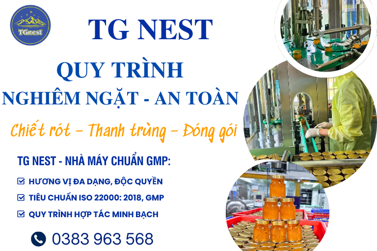 Quy trình gia công yến hũ