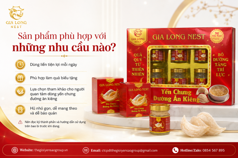 Yến Chưng Đường Ăn Kiêng Gia Long Nest