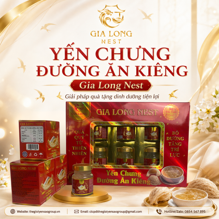 Yến Chưng Đường Ăn Kiêng Gia Long Nest