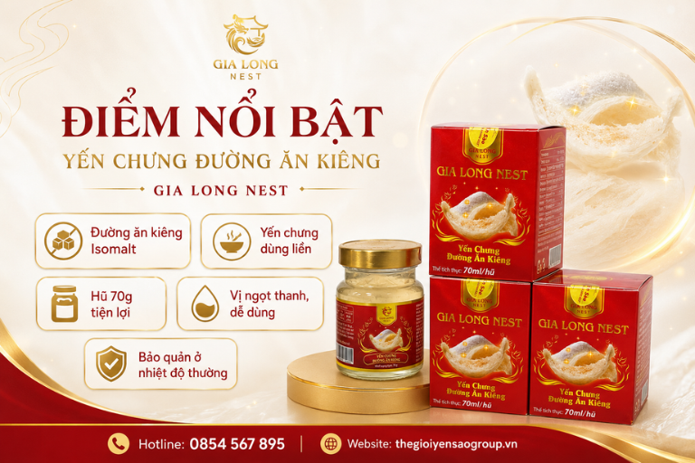 Yến Chưng Đường Ăn Kiêng Gia Long Nest