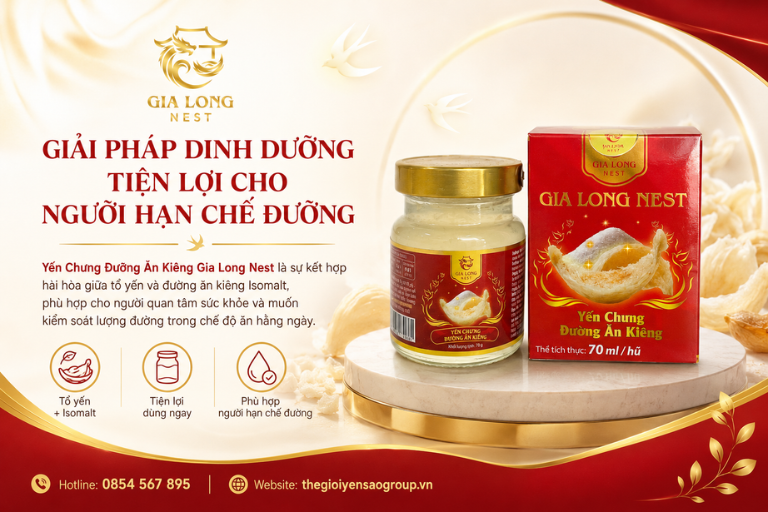 Yến Chưng Đường Ăn Kiêng Gia Long Nest