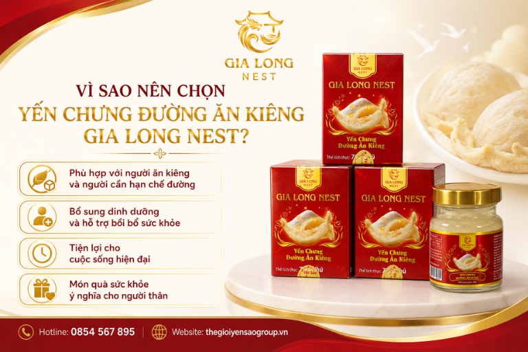 Yến Chưng Đường Ăn Kiêng Gia Long Nest