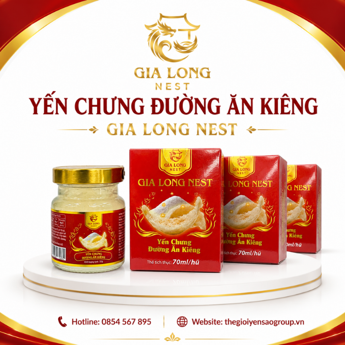 Yến Chưng Đường Ăn Kiêng Gia Long Nest
